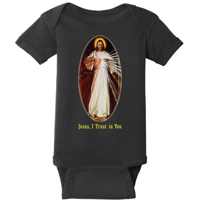 Divine Mercy Jesus I Trust In You (2) Baby Bodysuit