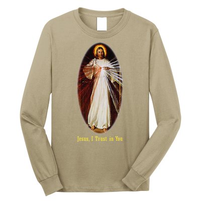 Divine Mercy Jesus I Trust In You (2) Long Sleeve Shirt