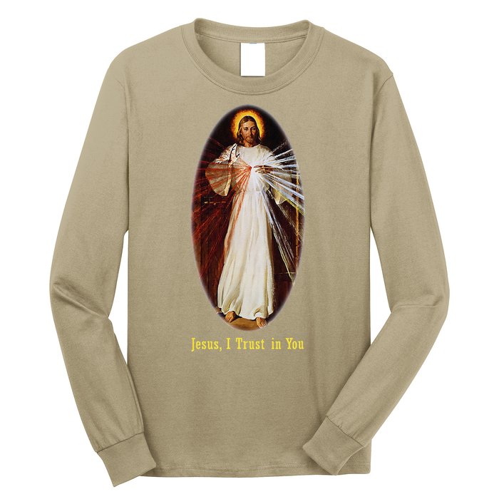 Divine Mercy Jesus I Trust In You (2) Long Sleeve Shirt