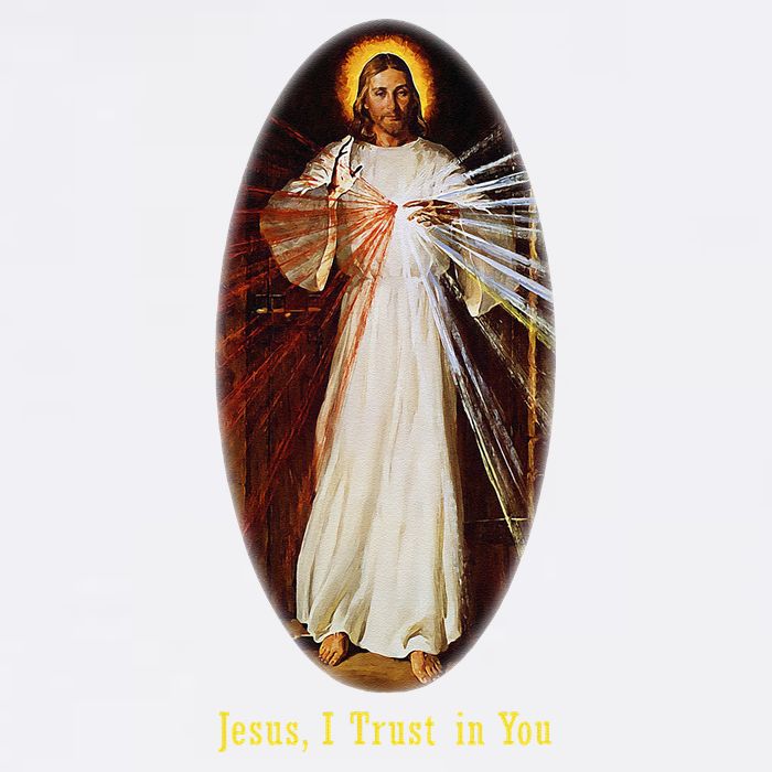 Divine Mercy Jesus I Trust In You (2) Garment-Dyed Sweatshirt
