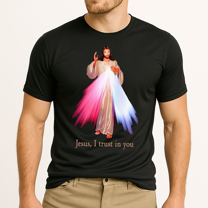 Divine Mercy Jesus I Trust In You Cooling Performance Crew T-Shirt