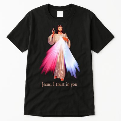 Divine Mercy Jesus I Trust In You Tall T-Shirt