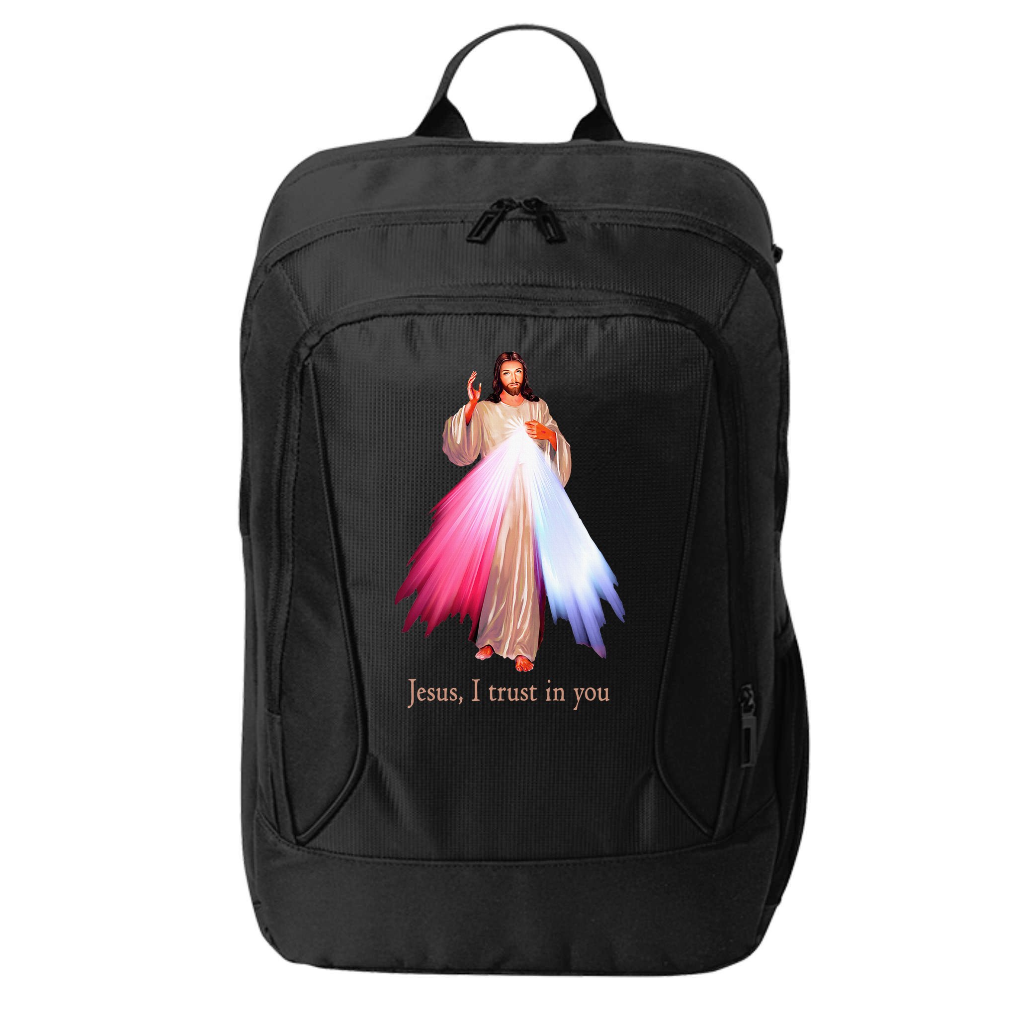 Divine Mercy Jesus I Trust In You City Backpack