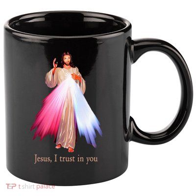 Divine Mercy Jesus I Trust In You 11oz C Handle Ceramic Mug
