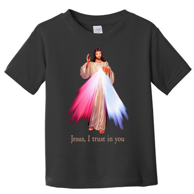 Divine Mercy Jesus I Trust In You Toddler T-Shirt