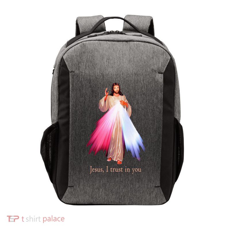 Divine Mercy Jesus I Trust In You Vector Backpack