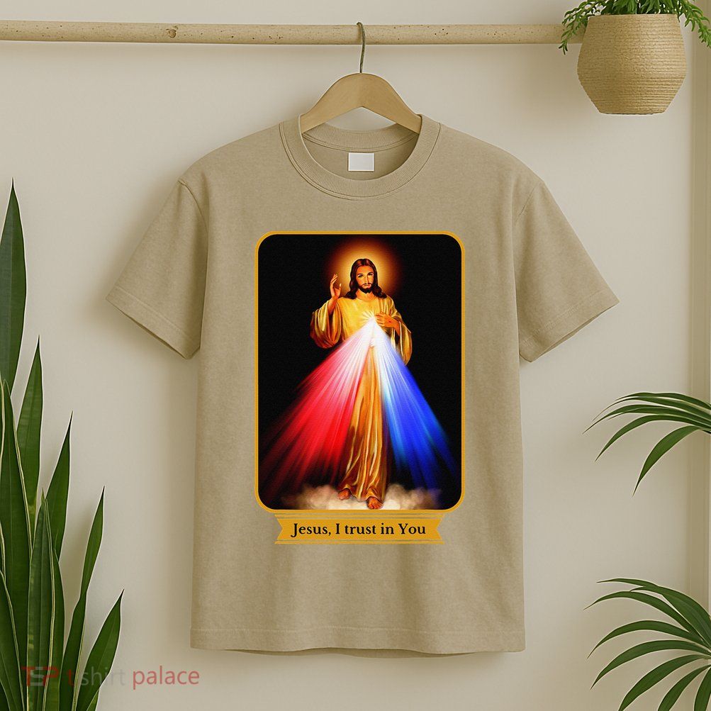 Divine Mercy Jesus I Trust In You Catholic T-Shirt