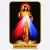Divine Mercy Jesus I Trust In You Catholic Garment-Dyed Sweatshirt