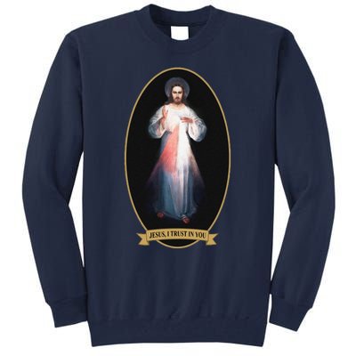 Divine Mercy, Jesus I Trust In You Tall Sweatshirt