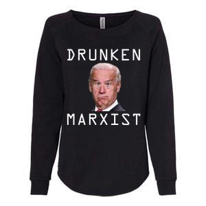 Drunken Marxist Joe Biden Womens California Wash Sweatshirt