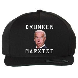 Drunken Marxist Joe Biden Wool Snapback Cap