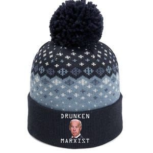 Drunken Marxist Joe Biden The Baniff Cuffed Pom Beanie