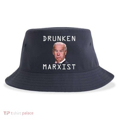 Drunken Marxist Joe Biden Sustainable Bucket Hat