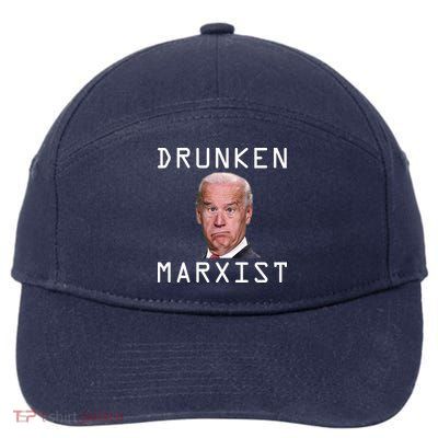 Drunken Marxist Joe Biden 7-Panel Snapback Hat