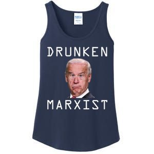 Drunken Marxist Joe Biden Ladies Essential Tank