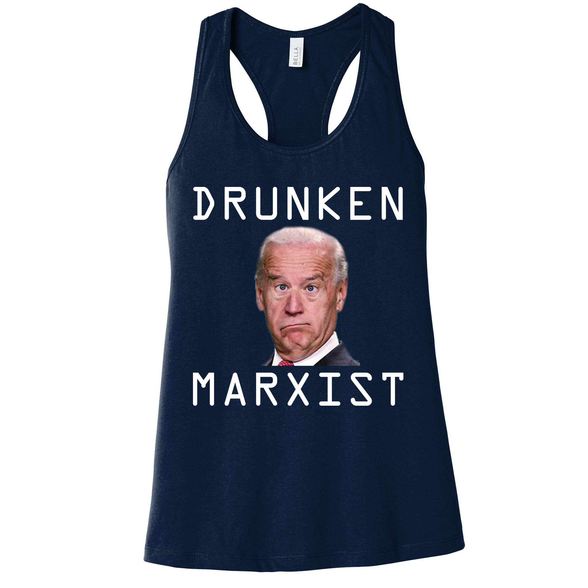 Drunken Marxist Joe Biden Womens Tank Top