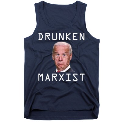 Drunken Marxist Joe Biden Tank Top