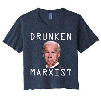 Drunken Marxist Joe Biden Crop Top