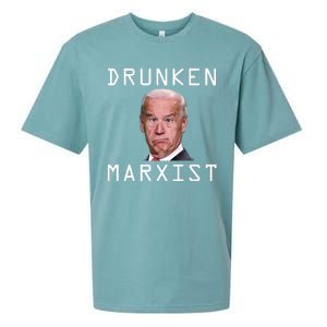 Drunken Marxist Joe Biden Sueded Cloud Jersey T-Shirt