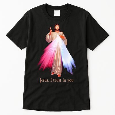 Divine Mercy Jesus I Trust In You Tall T-Shirt