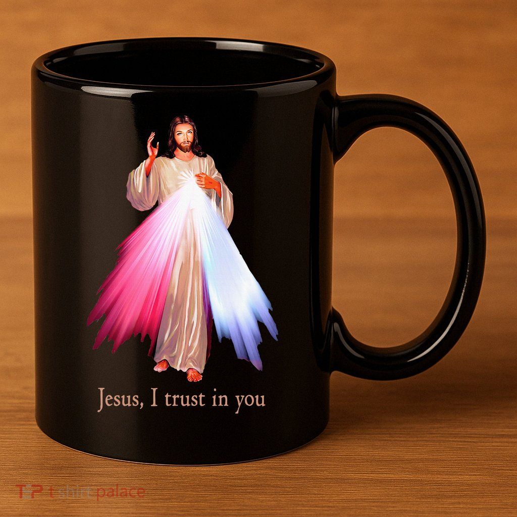 Divine Mercy Jesus I Trust In You 11oz C Handle Ceramic Mug