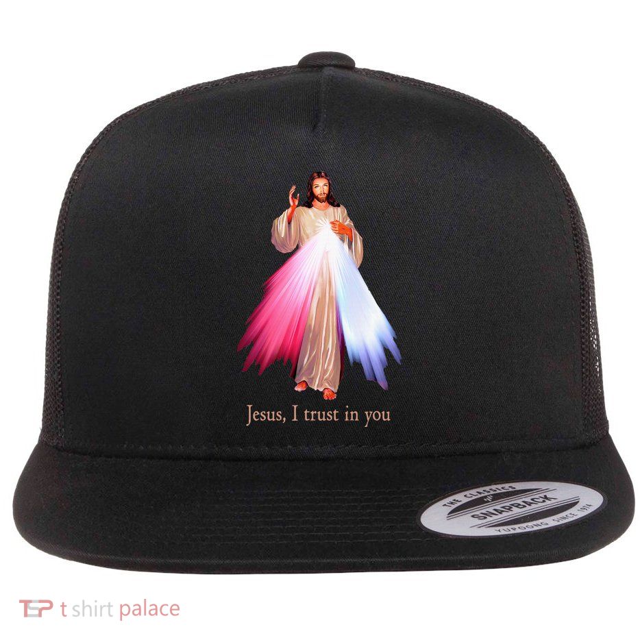 Divine Mercy Jesus I Trust In You Flatbill Hat