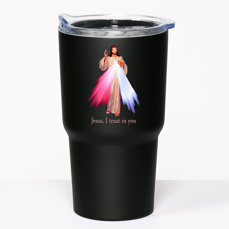 Divine Mercy Jesus I Trust In You Tumbler