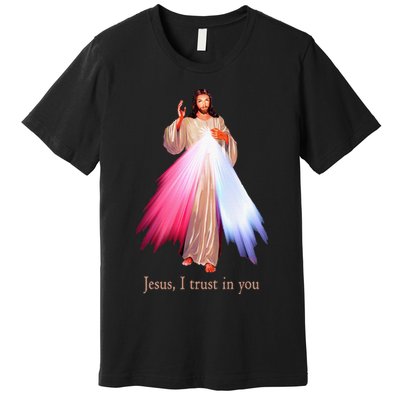 Divine Mercy Jesus I Trust In You Premium T-Shirt
