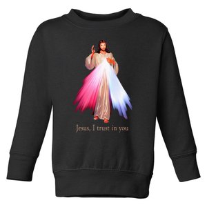 Divine Mercy Jesus I Trust In You Toddler Sweatshirt