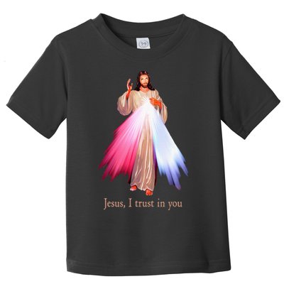 Divine Mercy Jesus I Trust In You Toddler T-Shirt