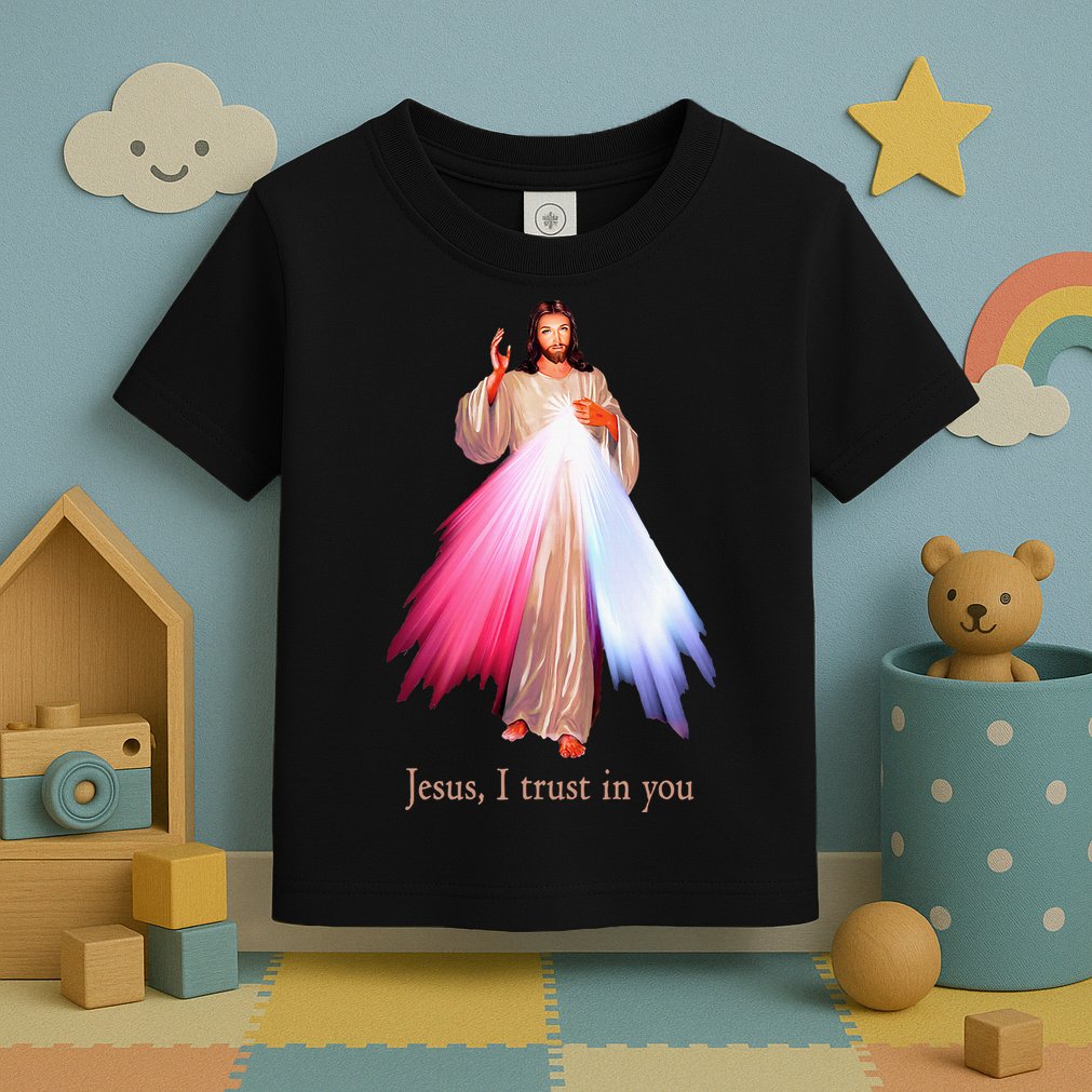 Divine Mercy Jesus I Trust In You Toddler T-Shirt