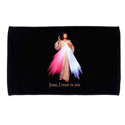 Divine Mercy Jesus I Trust In You Microfiber Hand Towel