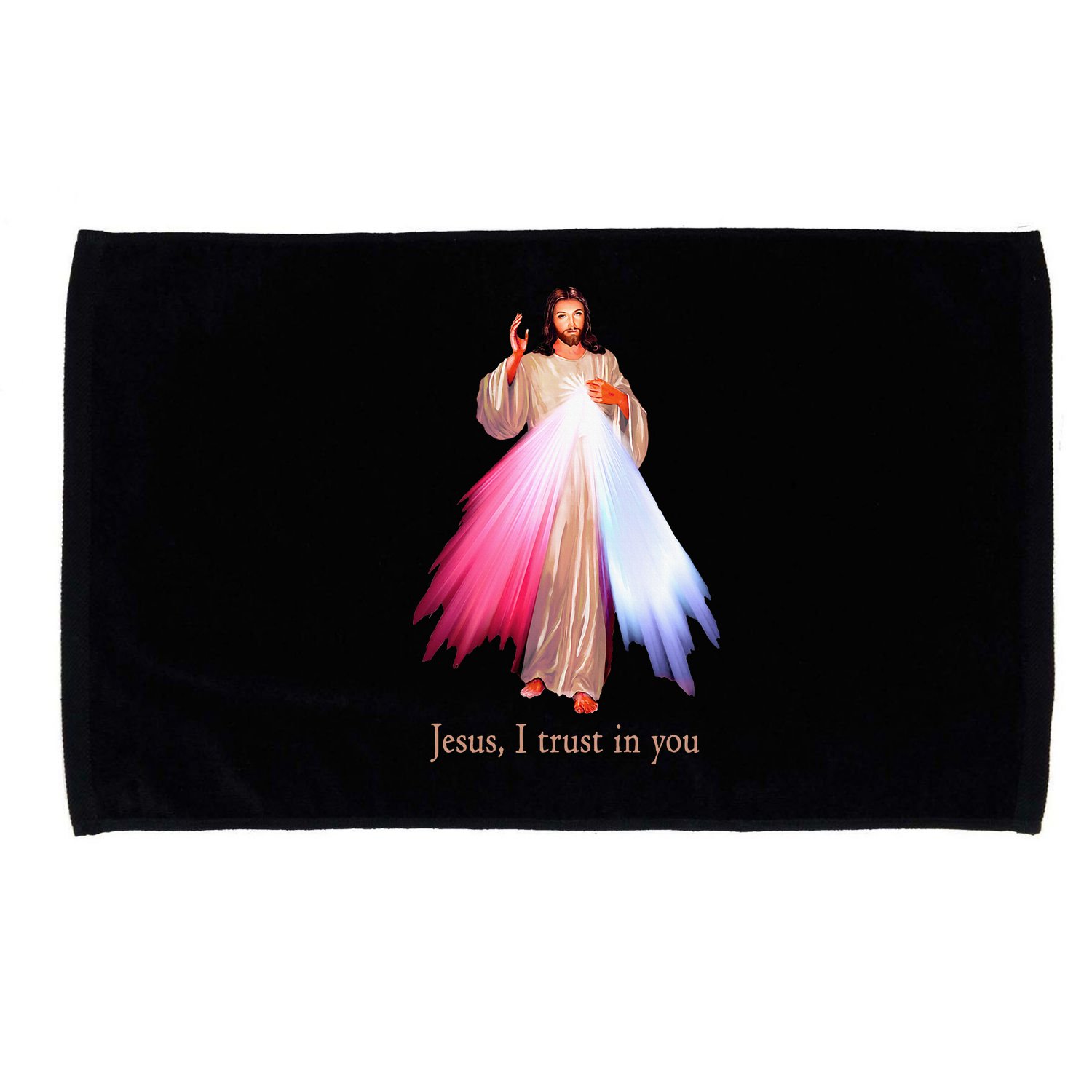 Divine Mercy Jesus I Trust In You Microfiber Hand Towel
