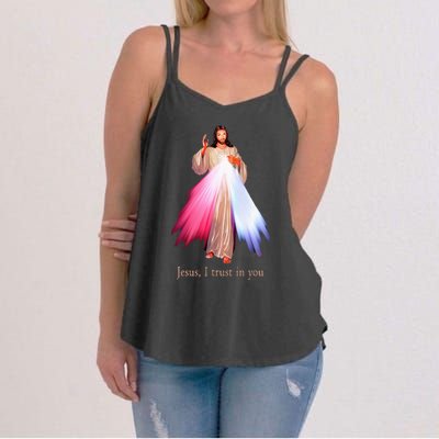 Divine Mercy Jesus I Trust In You Women's Strappy Tank