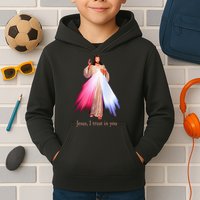 Divine Mercy Jesus I Trust In You Kids Hoodie