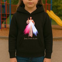 Divine Mercy Jesus I Trust In You Kids Hoodie