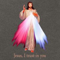 Divine Mercy Jesus I Trust In You Cotton Canvas Backpack
