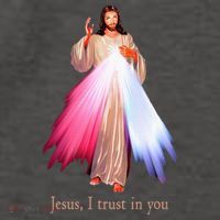 Divine Mercy Jesus I Trust In You Vector Backpack
