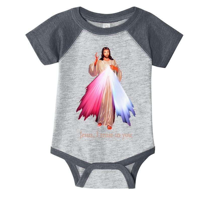 Divine Mercy Jesus I Trust In You Infant Baby Jersey Bodysuit