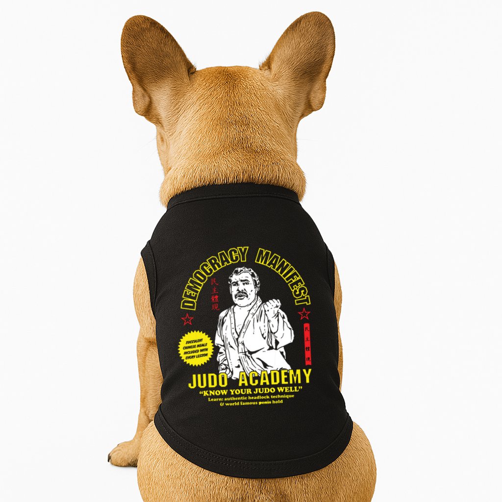 Democracy Manifest Judo Academy Funny Democracy Manifest Doggie Tank