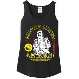 Democracy Manifest Judo Academy Funny Democracy Manifest Ladies Essential Tank