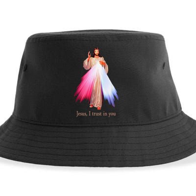 Divine Mercy Jesus I Trust In You Sustainable Bucket Hat