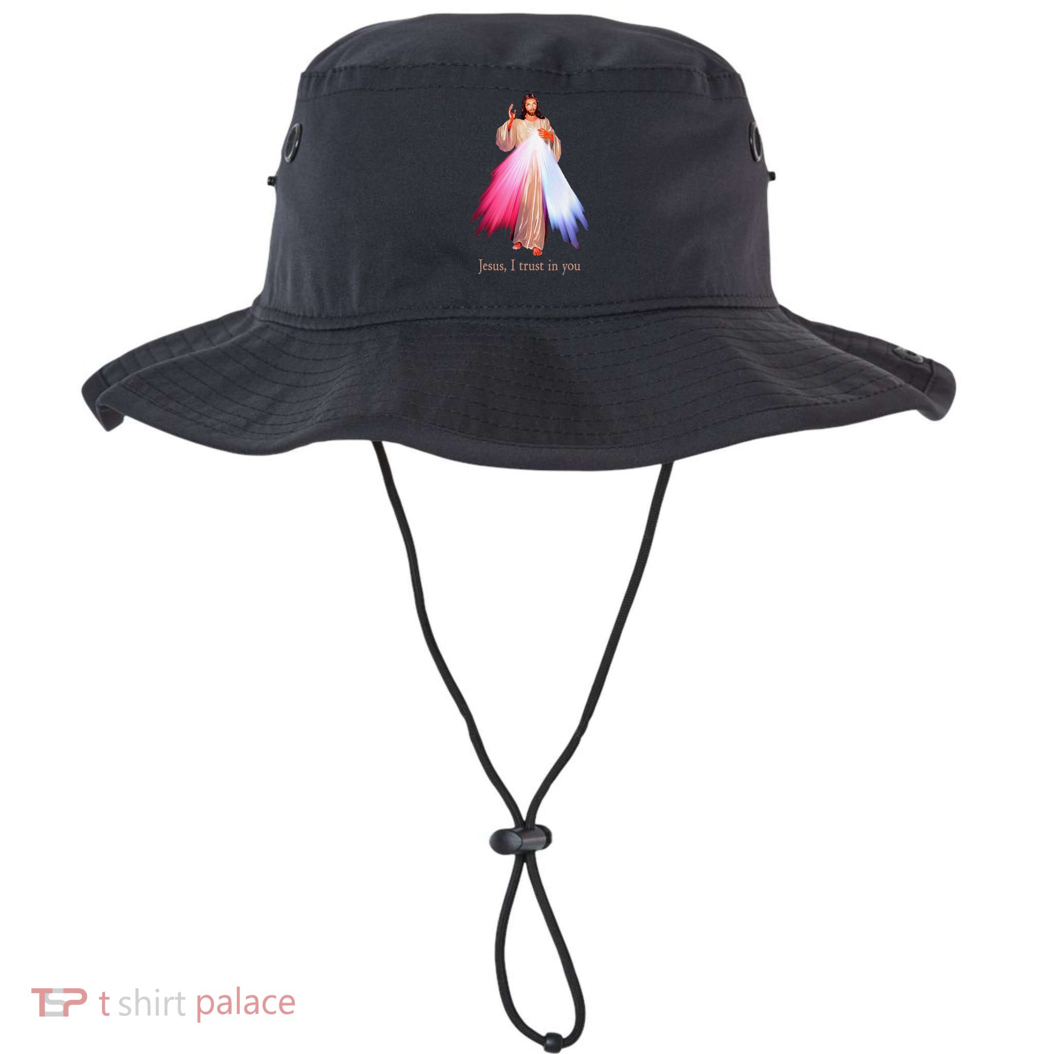 Divine Mercy Jesus I Trust In You Bucket Hat