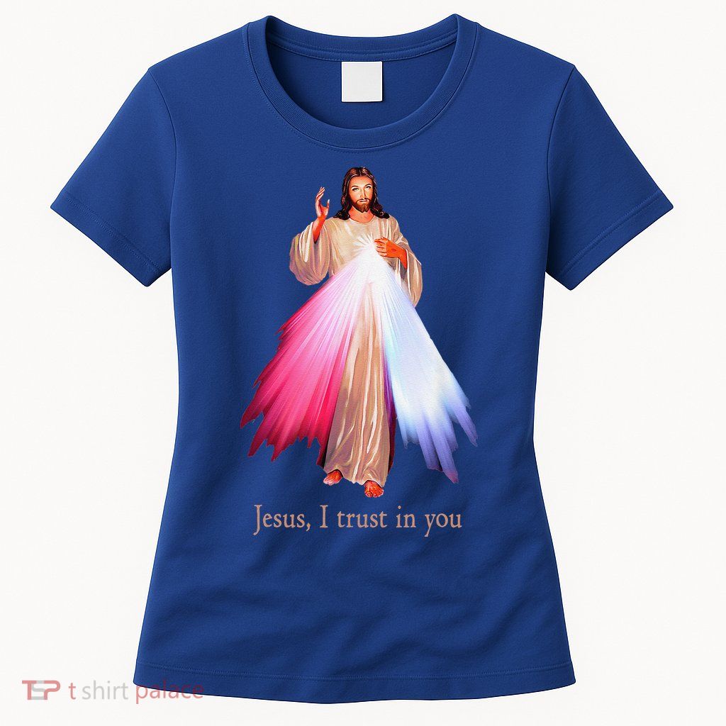 Divine Mercy Jesus I Trust In You Womens T-Shirt
