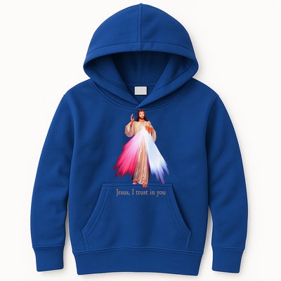 Divine Mercy Jesus I Trust In You Kids Hoodie