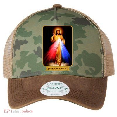 Divine Mercy Jesus I Trust In You Catholic Legacy Tie Dye Trucker Hat