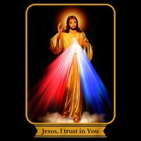 Divine Mercy Jesus I Trust In You Catholic Cooling Performance Crew T-Shirt
