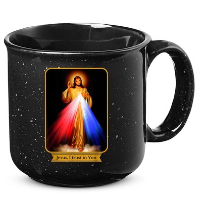 Divine Mercy Jesus I Trust In You Catholic 15oz Campfire Ceramic Mug