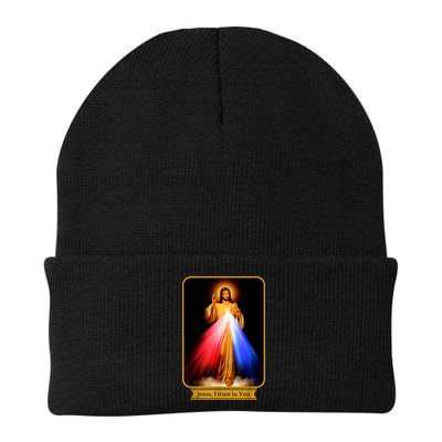 Divine Mercy Jesus I Trust In You Catholic Beanie