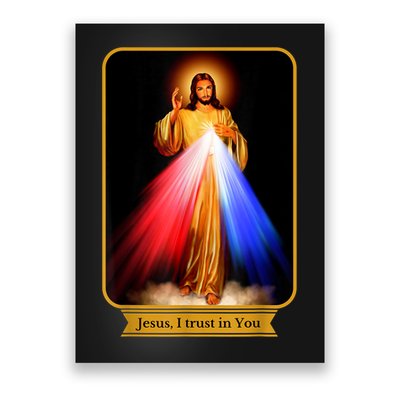 Divine Mercy Jesus I Trust In You Catholic Poster